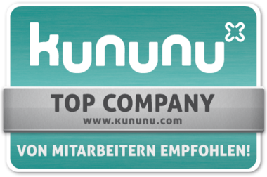 Kununu Top Company: Von Mitarbeitern empfohlen!